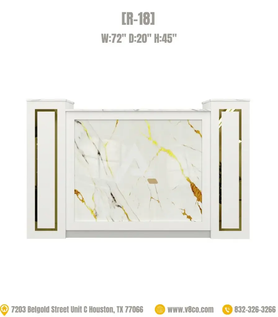 Luxe II Reception Desk [R-18]