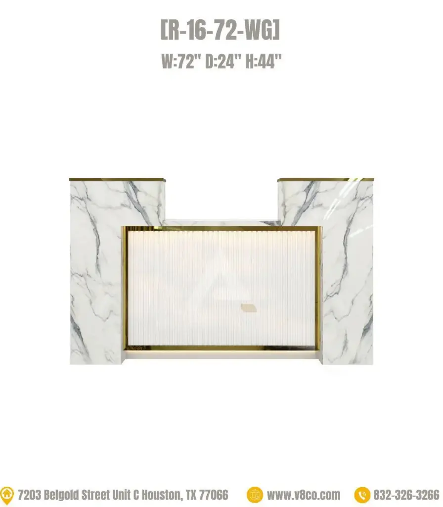 Luxe Reception Desk [R-16-72-WG]