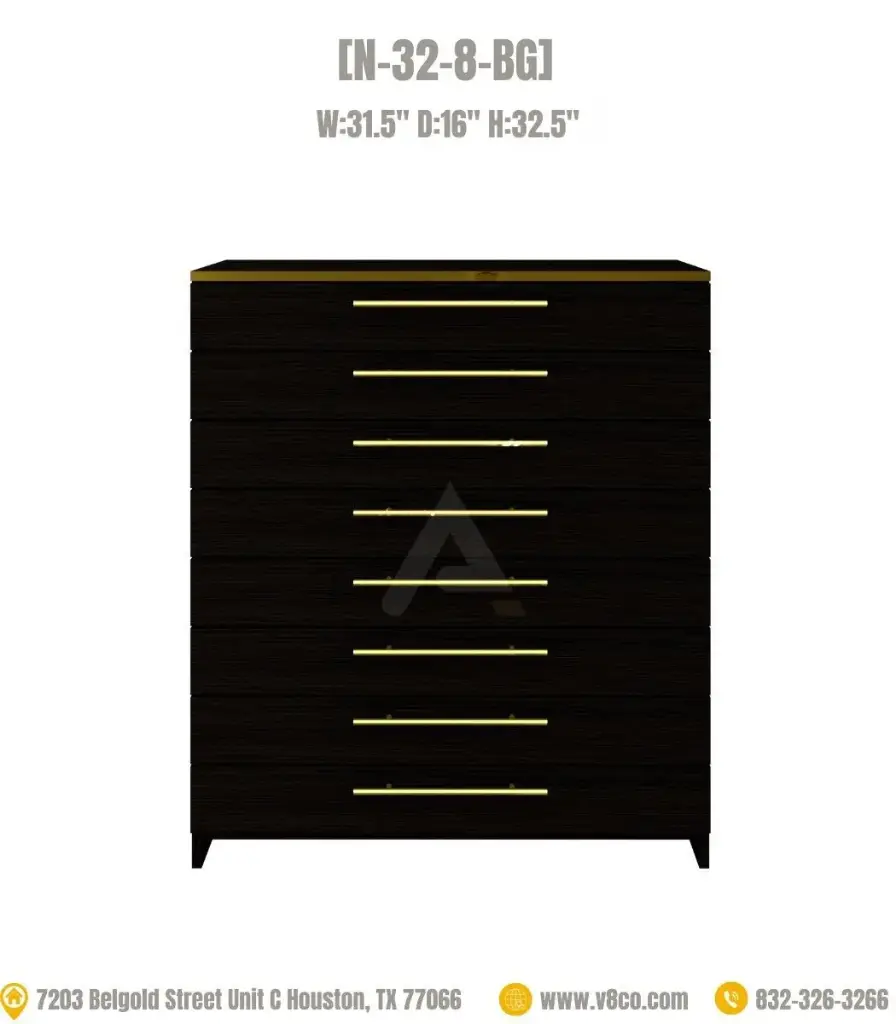 Stellar Polish/Powder Cabinet [N-32-8-BG]