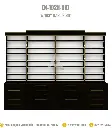 Stellar Polish/Powder Display Cabinet [N-102H-BG]
