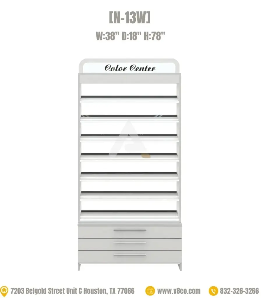 Savona Polish/Powder Display Cabinet [N-13W]