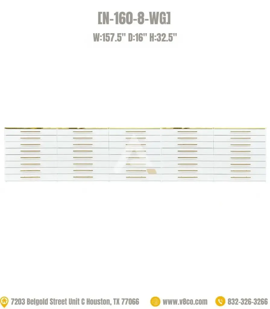 Luxe Polish/Powder Cabinet [N-160-8-WG]