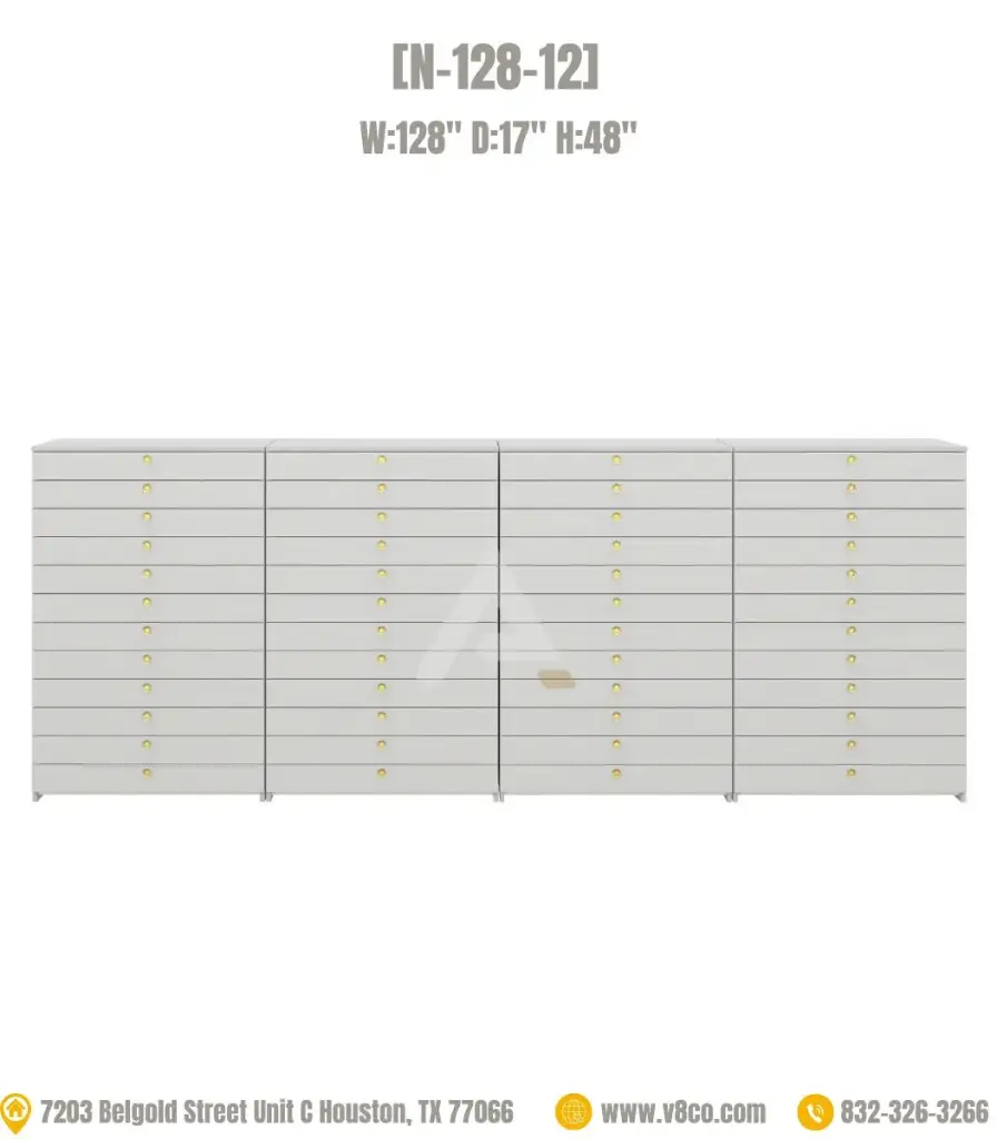 Savona Polish/Powder Cabinet [N-128-12] 