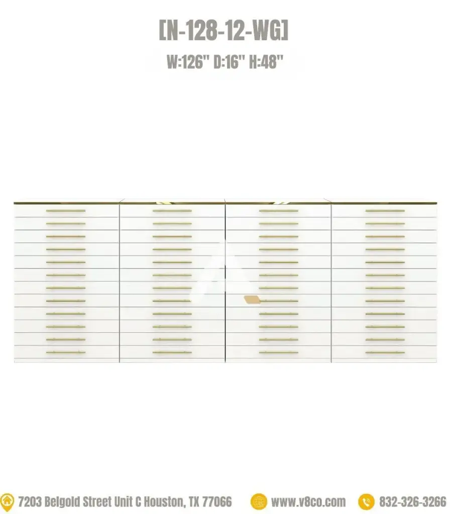 Luxe Polish/Powder Cabinet [N-128-12-WG] 