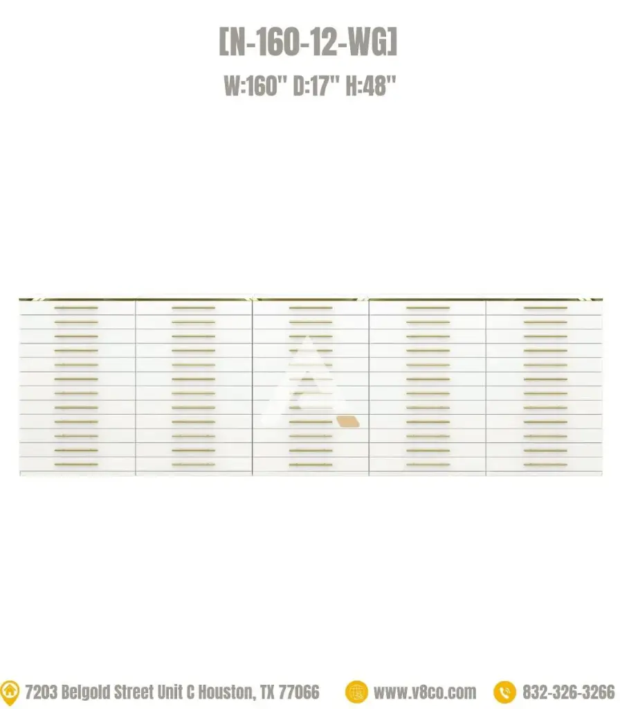 Luxe Polish/Powder Cabinet [N-160-12-WG] 