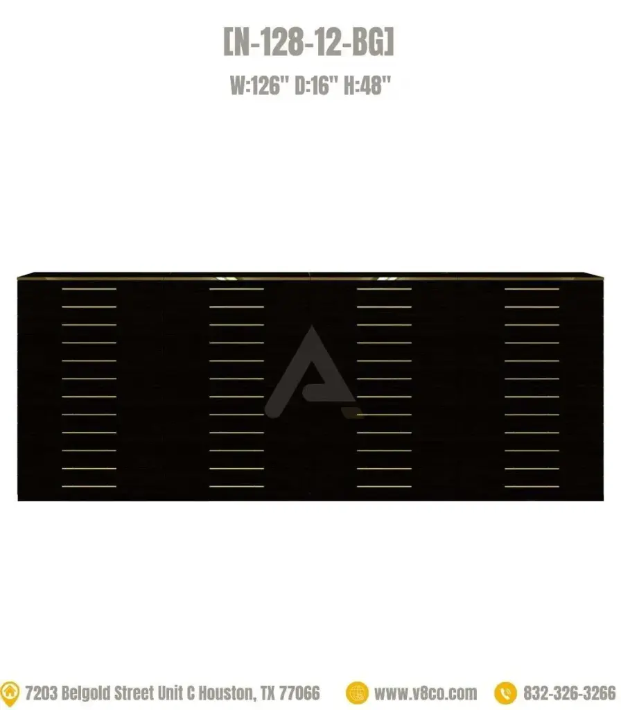 Stellar Polish/Powder Cabinet [N-128-12-BG] 