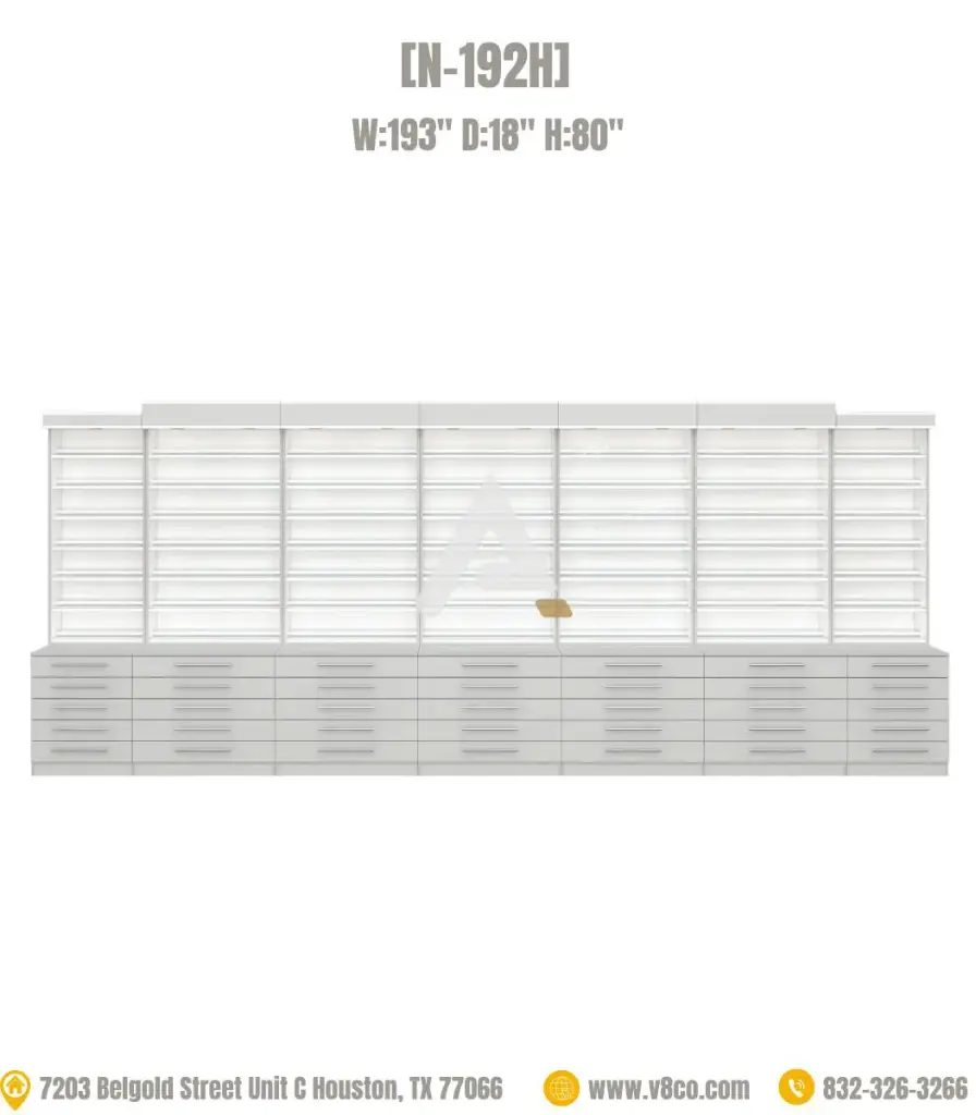 Savona Polish/Powder Display Cabinet [N-192H]