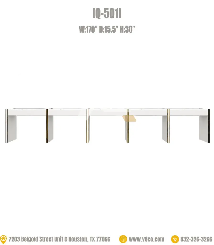 Luxe I Quintuple Nail Table [Q-501] 