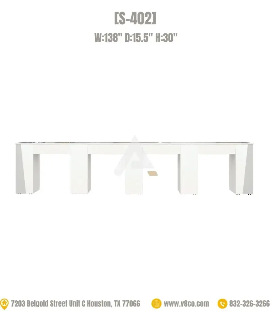 Savona Quadruple Nail Table [S-402] 