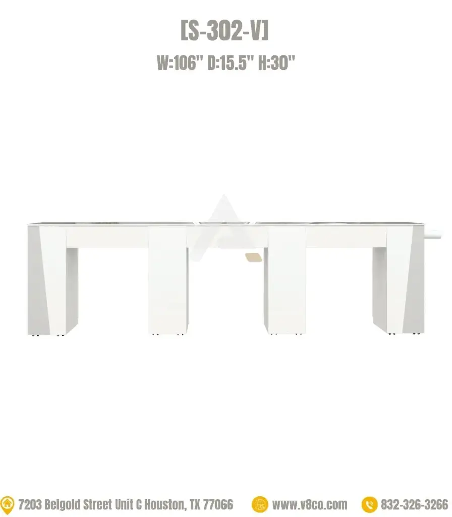 Savona Triple Nail Table [S-302-V]