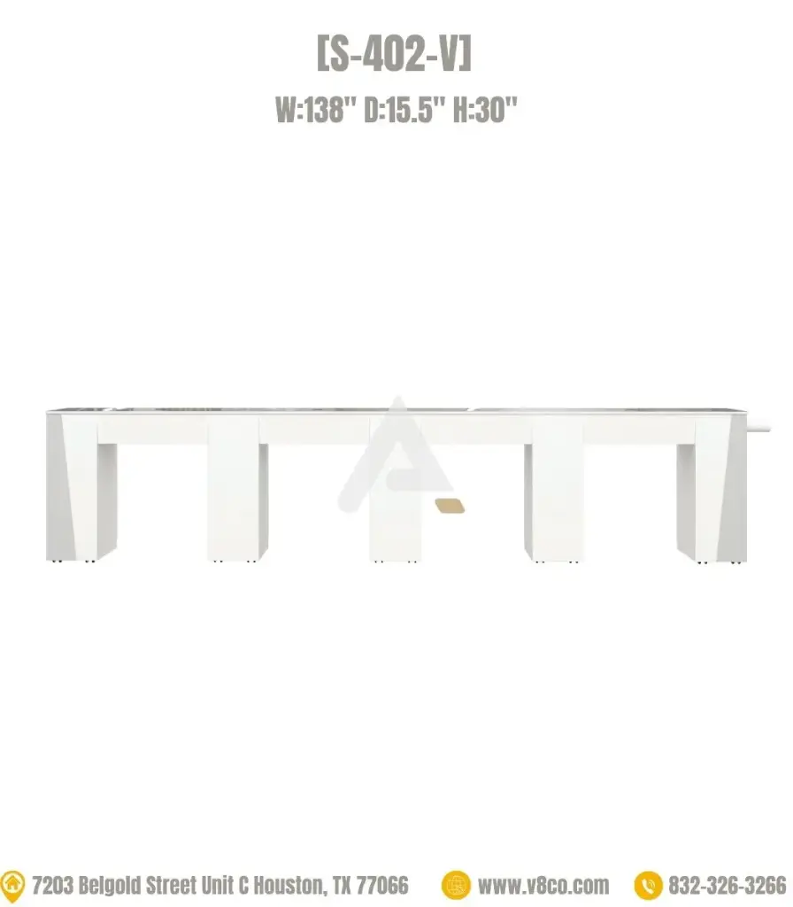 Savona Quadruple Nail Table [S-402-V]