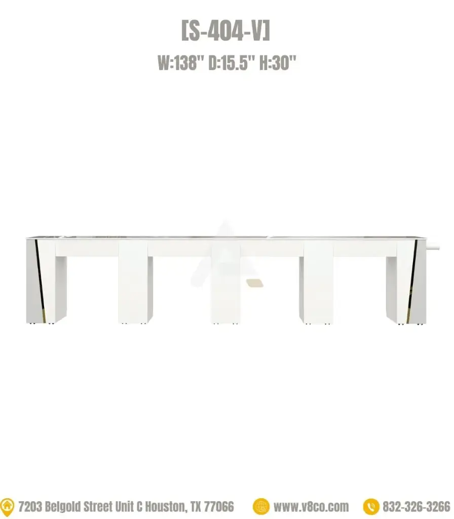 Savona Quadruple Nail Table [S-404-V]