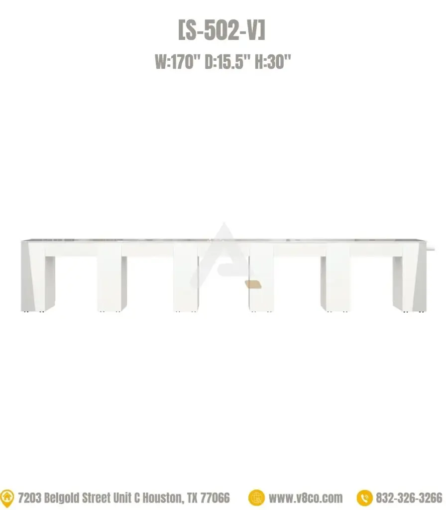 Savona Quintuple Nail Table [S-502-V]