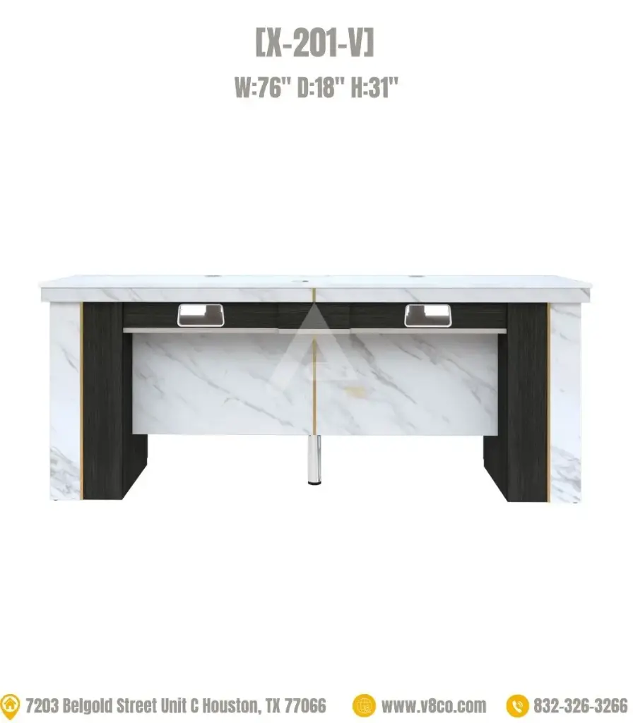Nove Double Nail Table [X-201-V] 