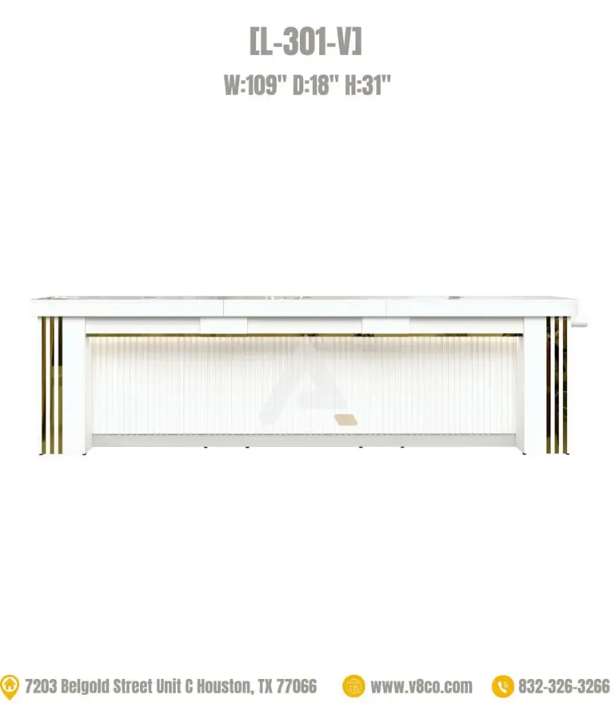 Luxe Double Nail Table [L-301-V]