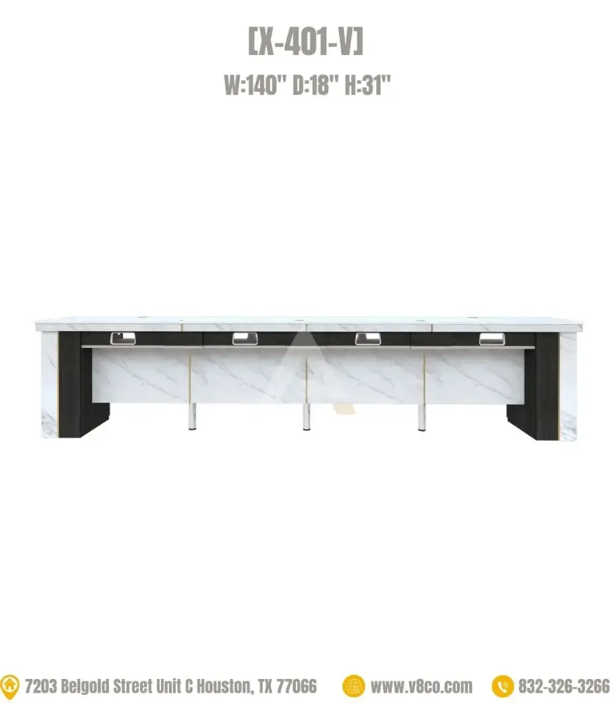 Nove Quadruple Nail Table [X-401-V]