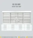 Polar Polish/Powder Display Cabinet [N-120-WH]