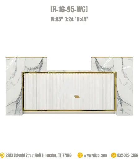 Luxe Reception Desk [R-16-95-WG]