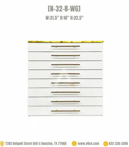 Luxe Polish/Powder Cabinet [N-32-8-WG]