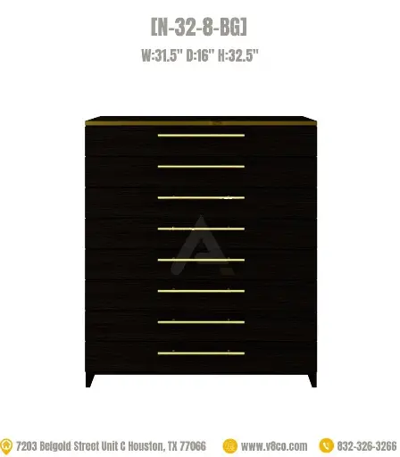 Stellar Polish/Powder Cabinet [N-32-8-BG]