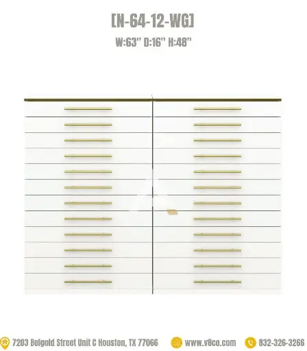 Luxe Polish/Powder Cabinet [N-64-12-WG]