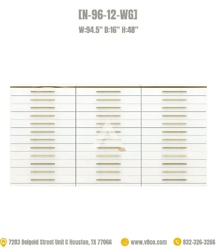 Luxe Polish/Powder Cabinet [N-96-12-WG]