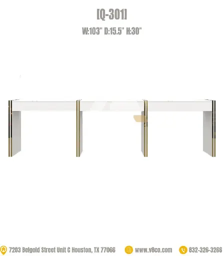 Luxe I Triple Nail Table [Q-301]