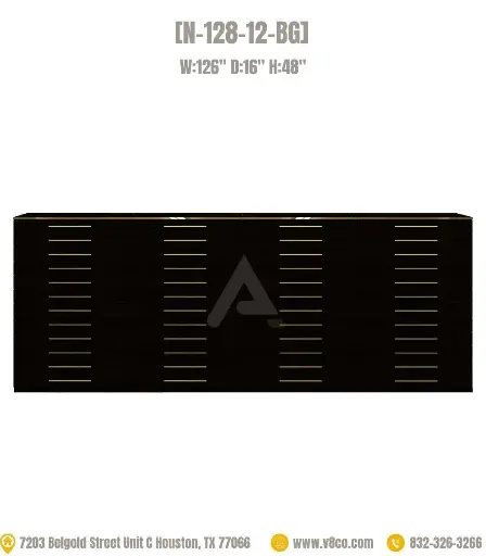 Stellar Polish/Powder Cabinet [N-128-12-BG] 