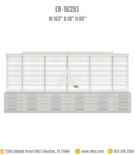 Savona Polish/Powder Display Cabinet [N-162H]