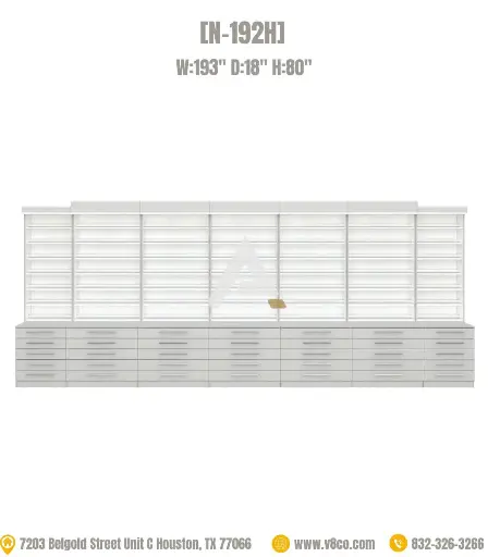 Savona Polish/Powder Display Cabinet [N-192H]