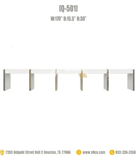 Luxe I Quintuple Nail Table [Q-501] 