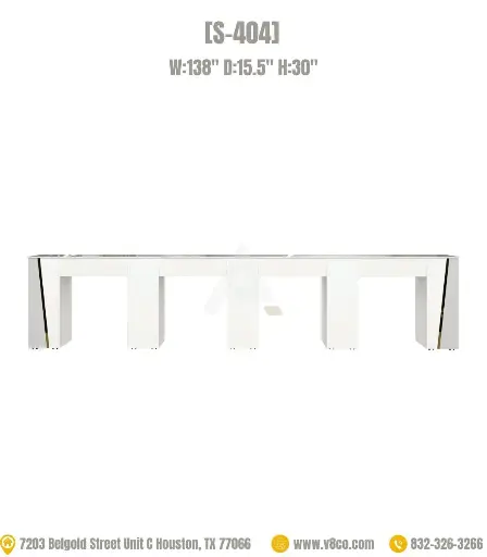 Savona Quadruple Nail Table [S-404]