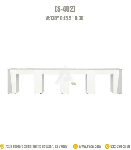 Savona Quadruple Nail Table [S-402] 