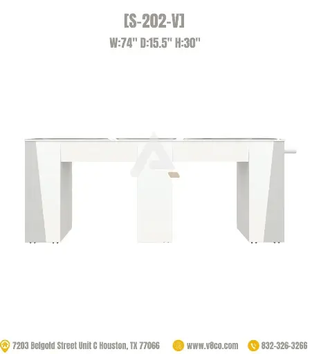 Savona Double Nail Table [S-202-V] 