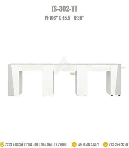 Savona Triple Nail Table [S-302-V]