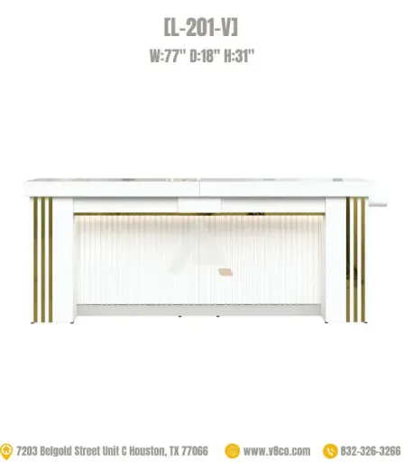 Luxe Double Nail Table [L-201-V]